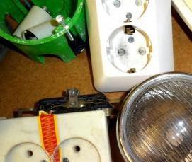 электромонтаж розетки выключатели - модель 2