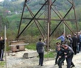 электромонтаж воздушной линии через чужой участок - вариант 1