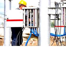 электромонтажные работы на опорах - вариант 2