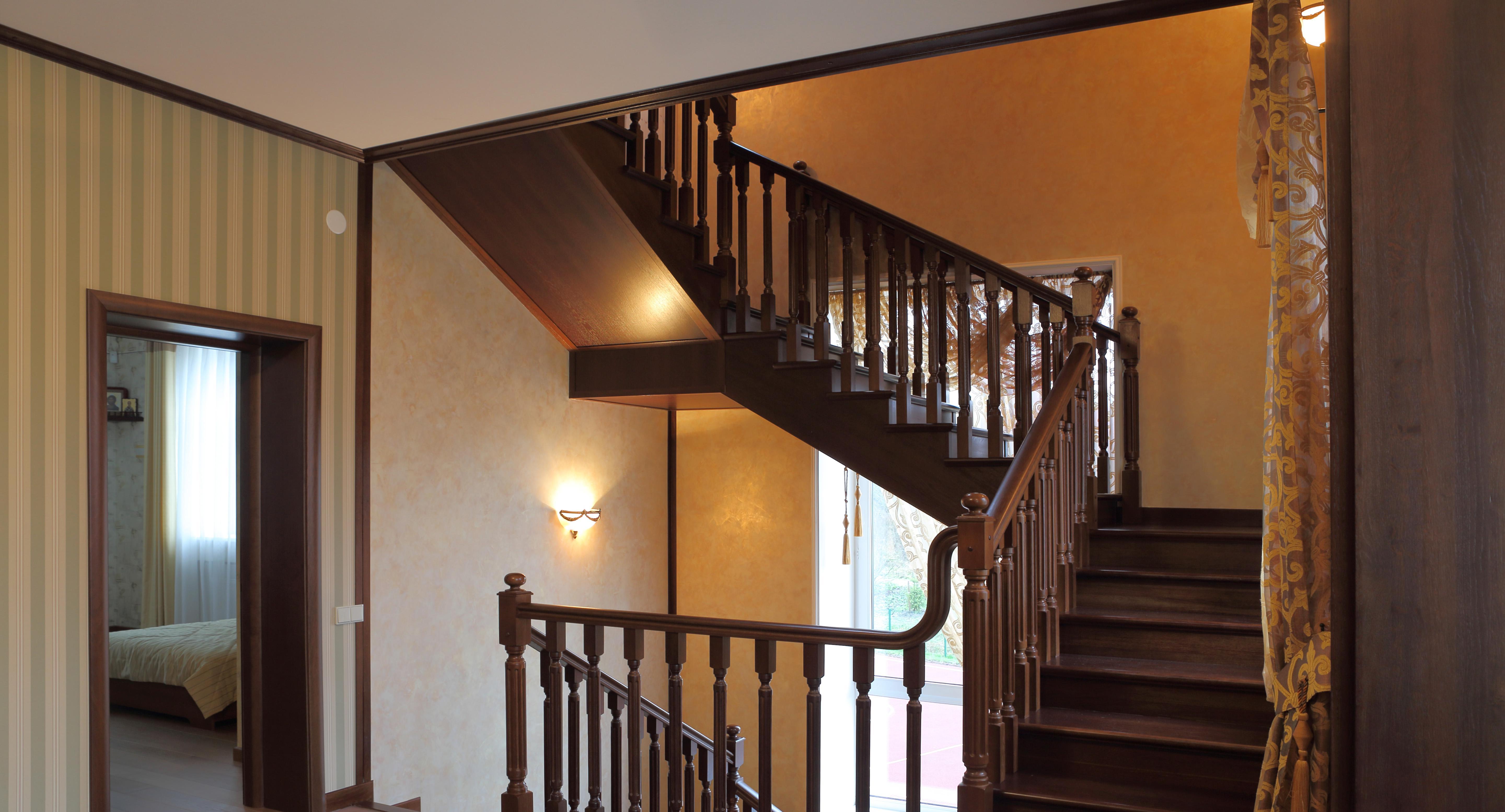 элитные деревянные лестницы - вариант 3