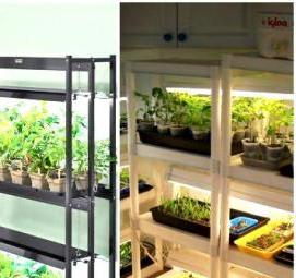 этажерка для рассады с подсветкой - тип 1