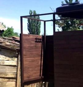 Емкости для летнего душа на даче - модель 3