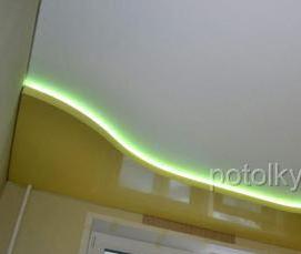 Европейские натяжные потолки - модель 4