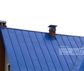 фальцевая кровля с полимерным покрытием - тип 2