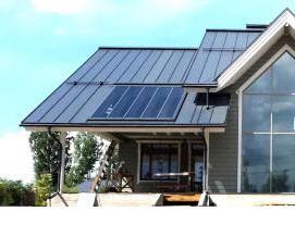 фальцевая крыша монтаж - модель 1