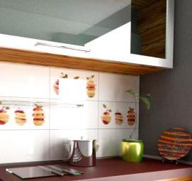 фартук для кухни: апельсины - модель 1