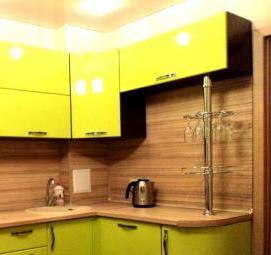 фартук для кухни молочного цвета - тип 4