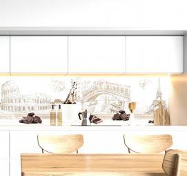 фартук для кухни: сакура - тип 3