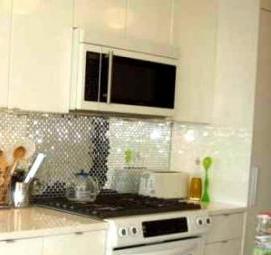 фартук для кухни: волна - тип 3