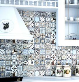 фартук кухни мдф плитка - тип 4