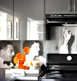 фартук на кухню из пластика с фотопечатью - тип 3