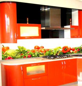 фартуки для кухни 60 см - вариант 1