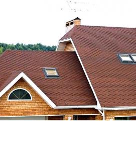 фасадная гибкая черепица - модель 1