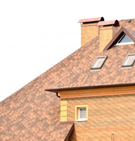 фасадная гибкая черепица - модель 4