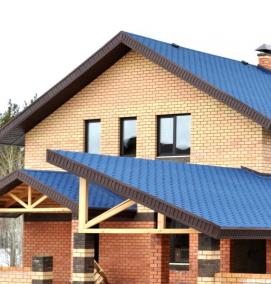 фасадная гибкая черепица - модель 3