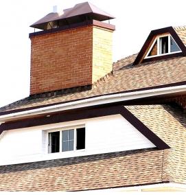 фасадная гибкая черепица - модель 2