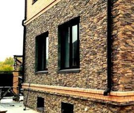 фасадная панель - камень дикий - вариант 3