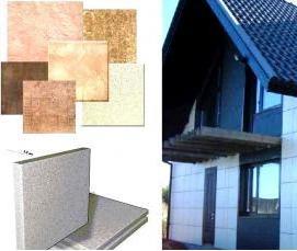 фасадные панели керамогранит - модель 2