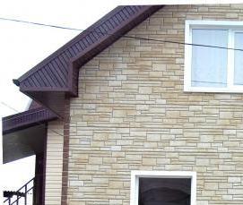 фасадные панели под камень с утеплителем - модель 2