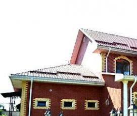 фасадные панели широкие - вариант 3