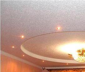 фигурные подвесные потолки - модель 4