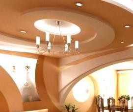 фигурные подвесные потолки - модель 3