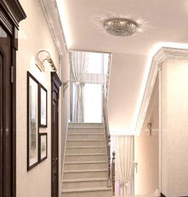 флизелиновые обои в коридор - модель 2