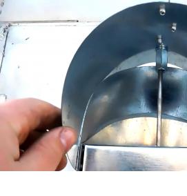 флюгер на трубу дымохода - модель 1