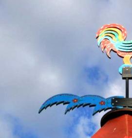 флюгер петух - вариант 4