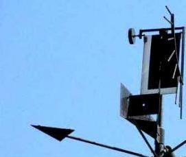 флюгер с анемометром - модель 2