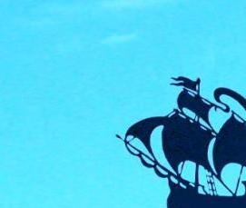 флюгеры на крышу беседки - модель 4