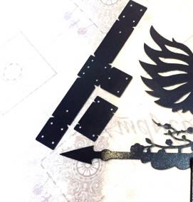 флюгеры на крышу из металла - тип 1