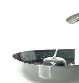 фонтан для кошек ромашка - вариант 3