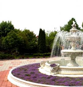 фонтан для сухого бассейна высокий - вариант 1