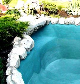 фонтаны для искусственного пруда - вариант 4