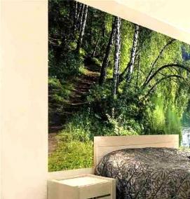 фотообои для спальни цветы - вариант 1