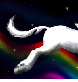 фотообои: единорог - модель 1