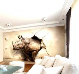 фотообои: камин на стену 3д - вариант 3