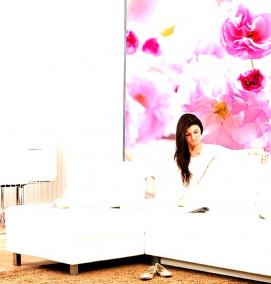 фотообои на стену в зал: розы - тип 3