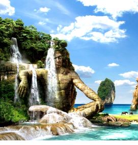 фотообои: природа 3д - модель 4