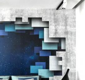 фотообои увеличивающие пространство 3д - вариант 1