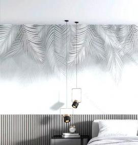 фотообои в зал серые - модель 4