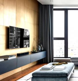 фотообои в зал серые - модель 3