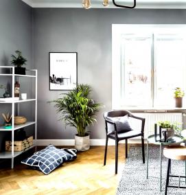 фотообои в зал серые - модель 2