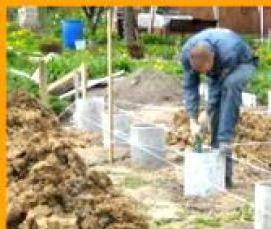 фундамент буронабивной ленточный - тип 1