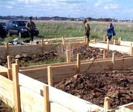 фундамент ленточный 6х10  м - модель 3