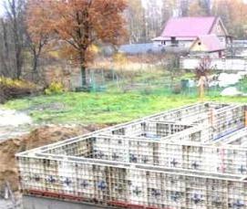 фундамент ленточный монолитный железобетонный - вариант 1