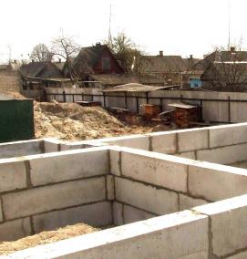 фундамент сплошной ленточный - тип 2