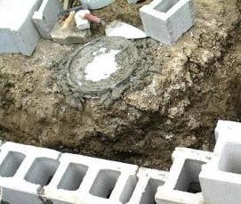 фундаментной строительный блок - вариант 1