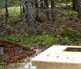 фундаментные блоки для дачи - тип 2